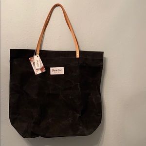 Brand new oiled canvas tote!